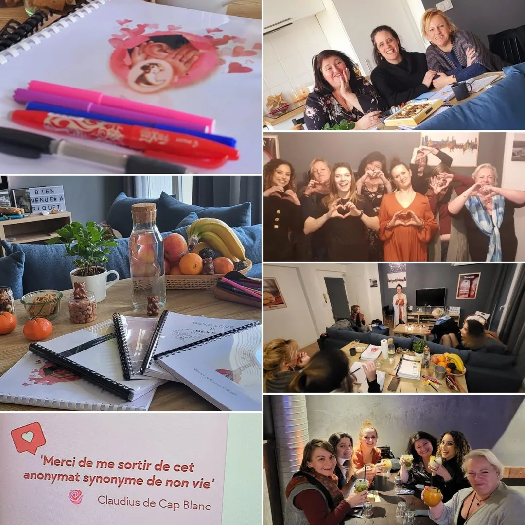 Le cursus de sexothérapie en images : supports de travail, mémoires, groupes et moments partagés