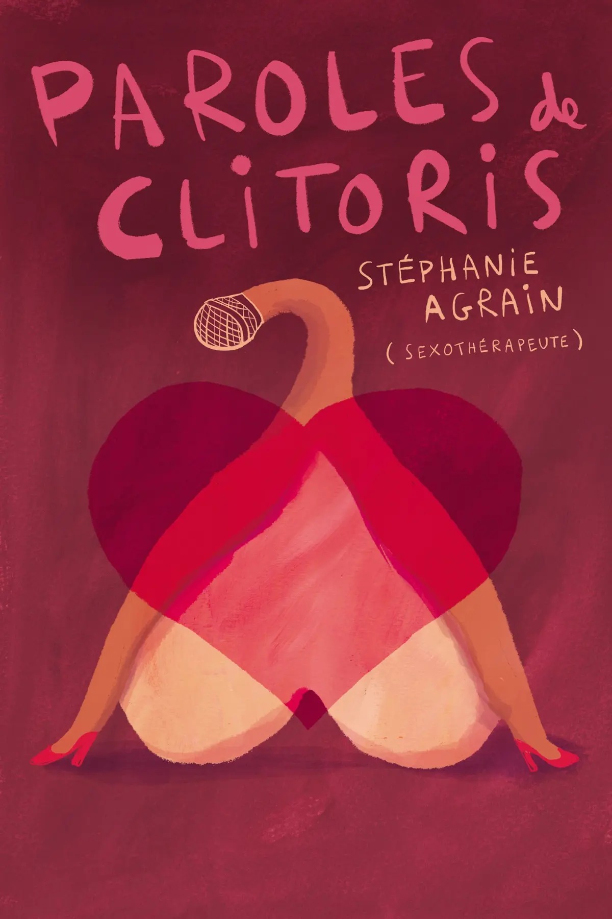 Projet de couverture Paroles de Clitoris, le livre